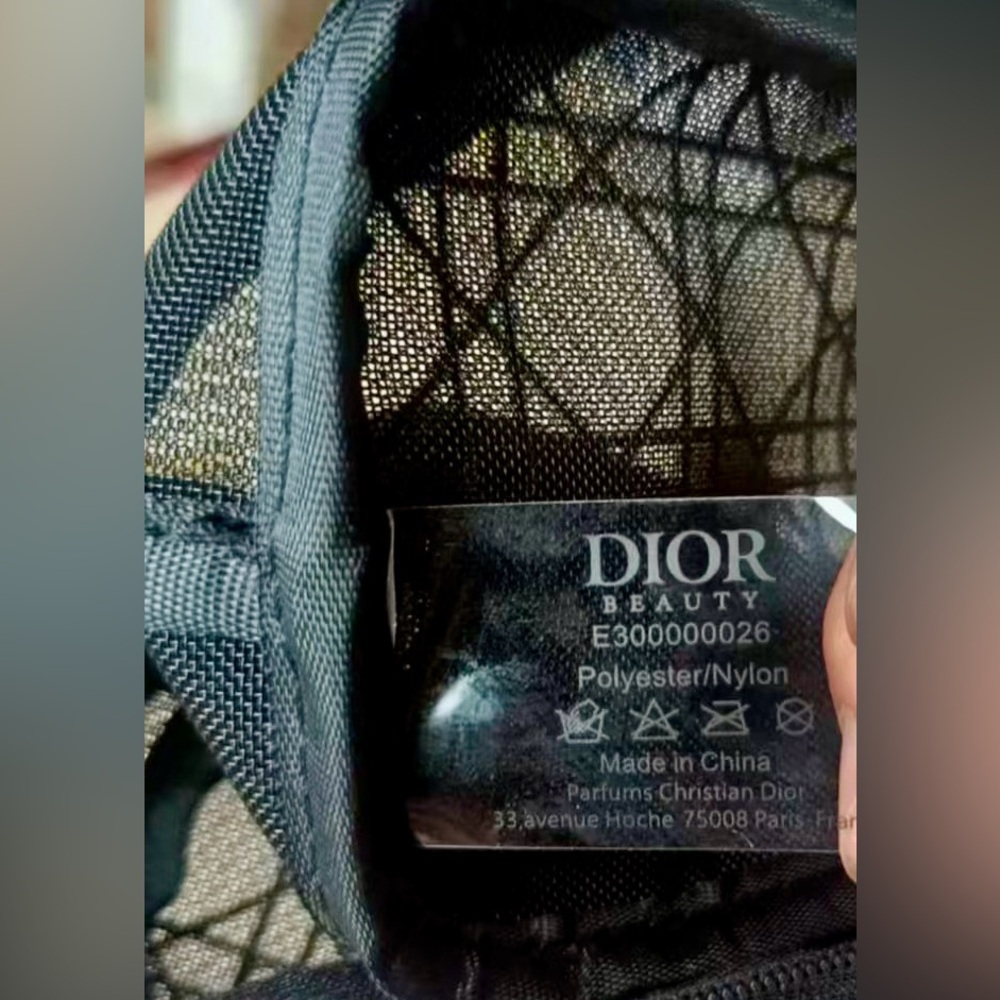 Dior Beauty Black Mesh Pouch - NIB/GWP - Picture 7 of 8